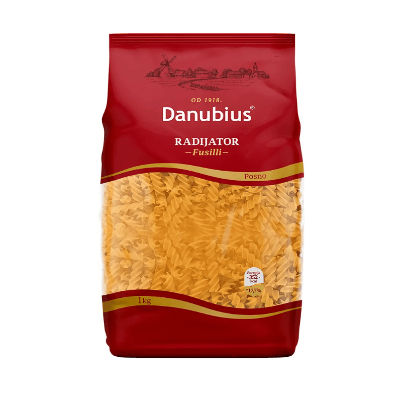 DANUBIUS Testenina Radijator, 1kg