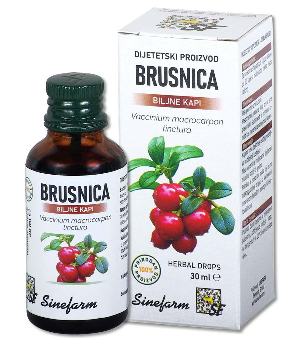 SINEFARM Kapi od brusnice 30 ml