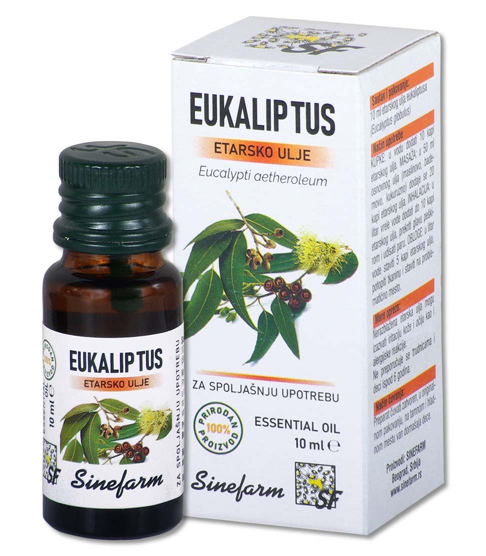 SINEFARM Etarsko ulje od eukaliptusa 10 ml