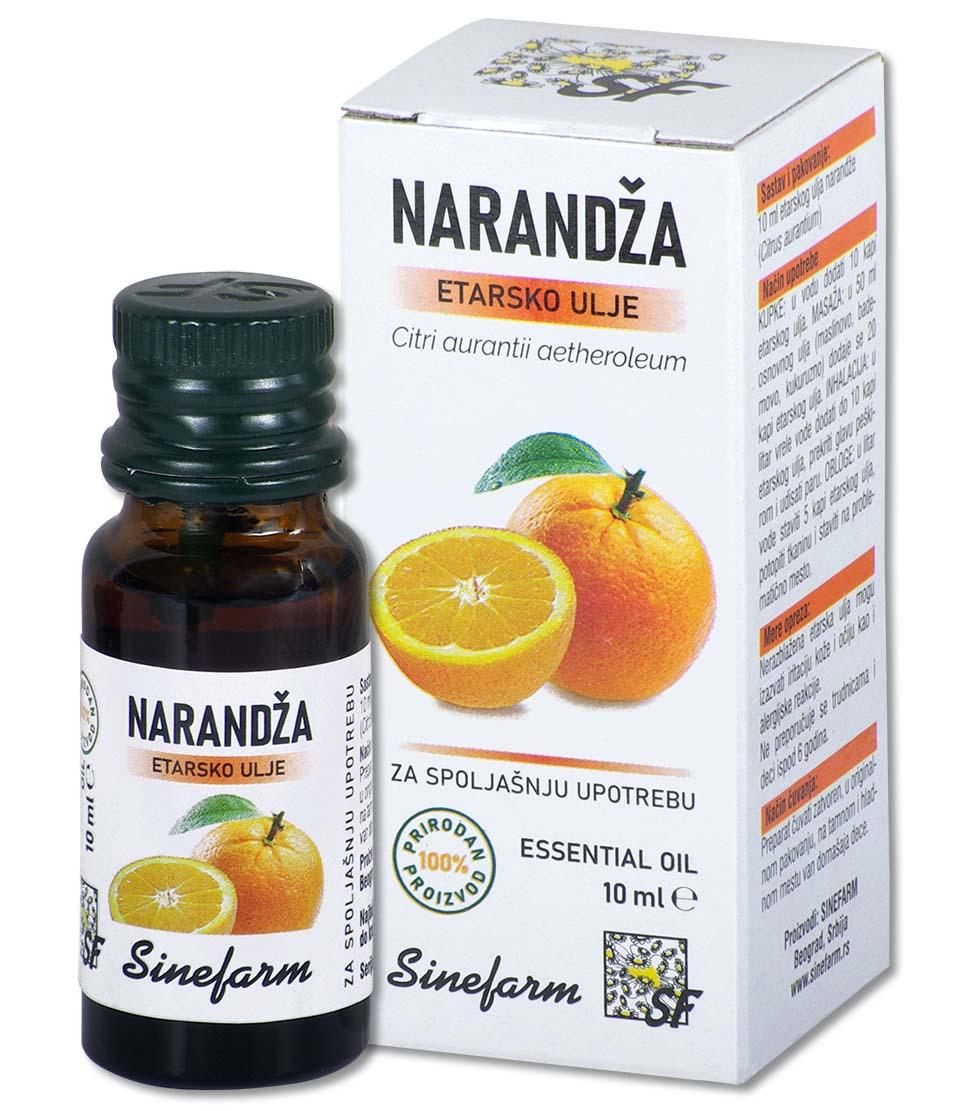 SINEFARM Etarsko ulje od narandže 10 ml