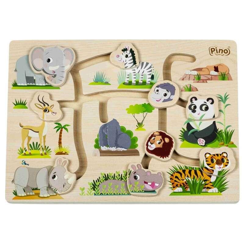 PINO TOYS Lavirint Džungla