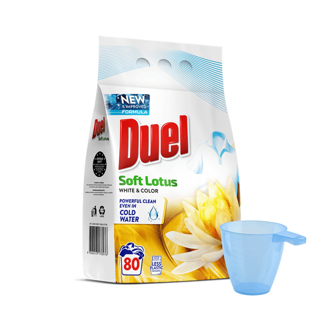 Duel Soft Lotus Praškasti deterdžent 7.2kg+ merica za veš