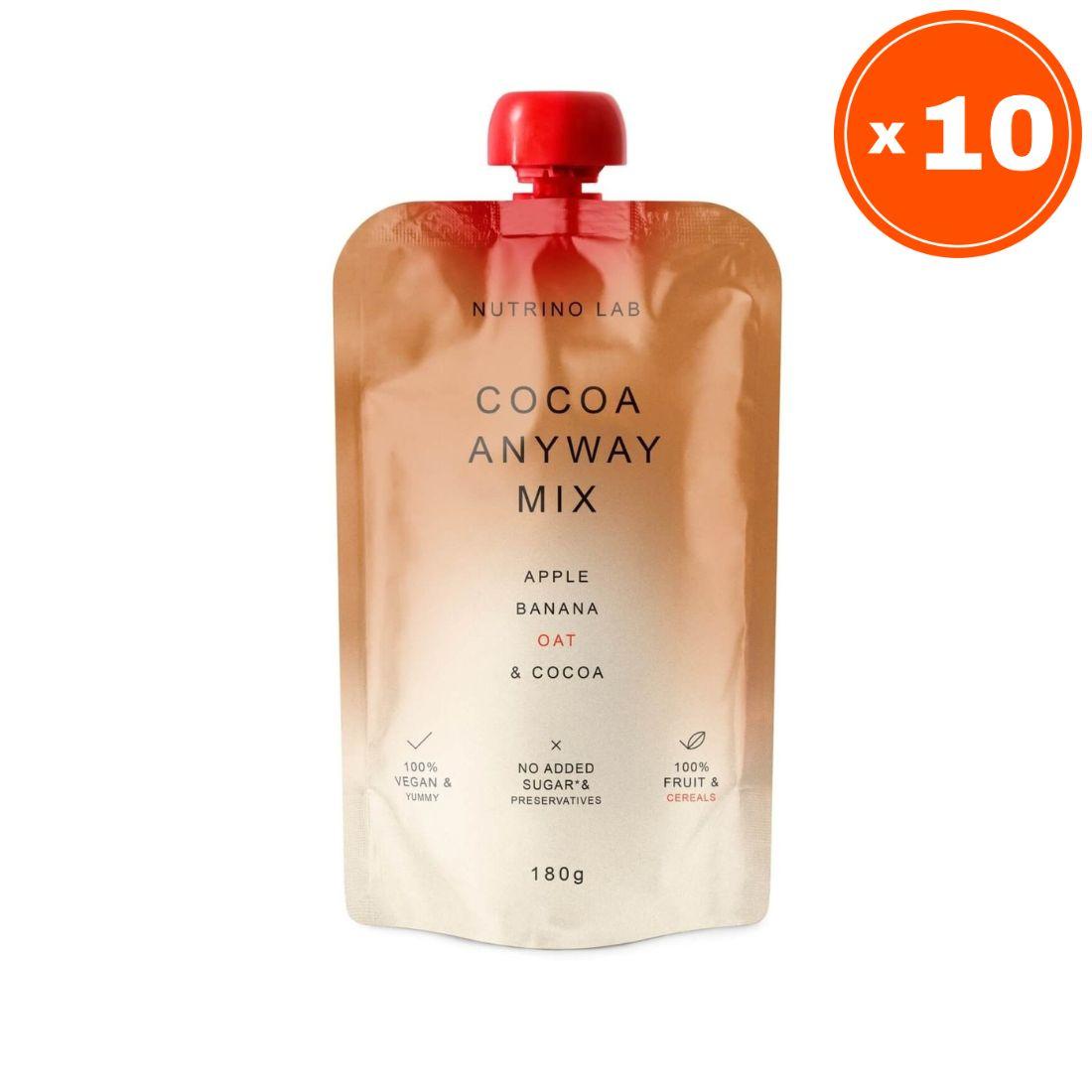 Nutrino Lab Pire Cocoa Anyway, 180g, 10 komada