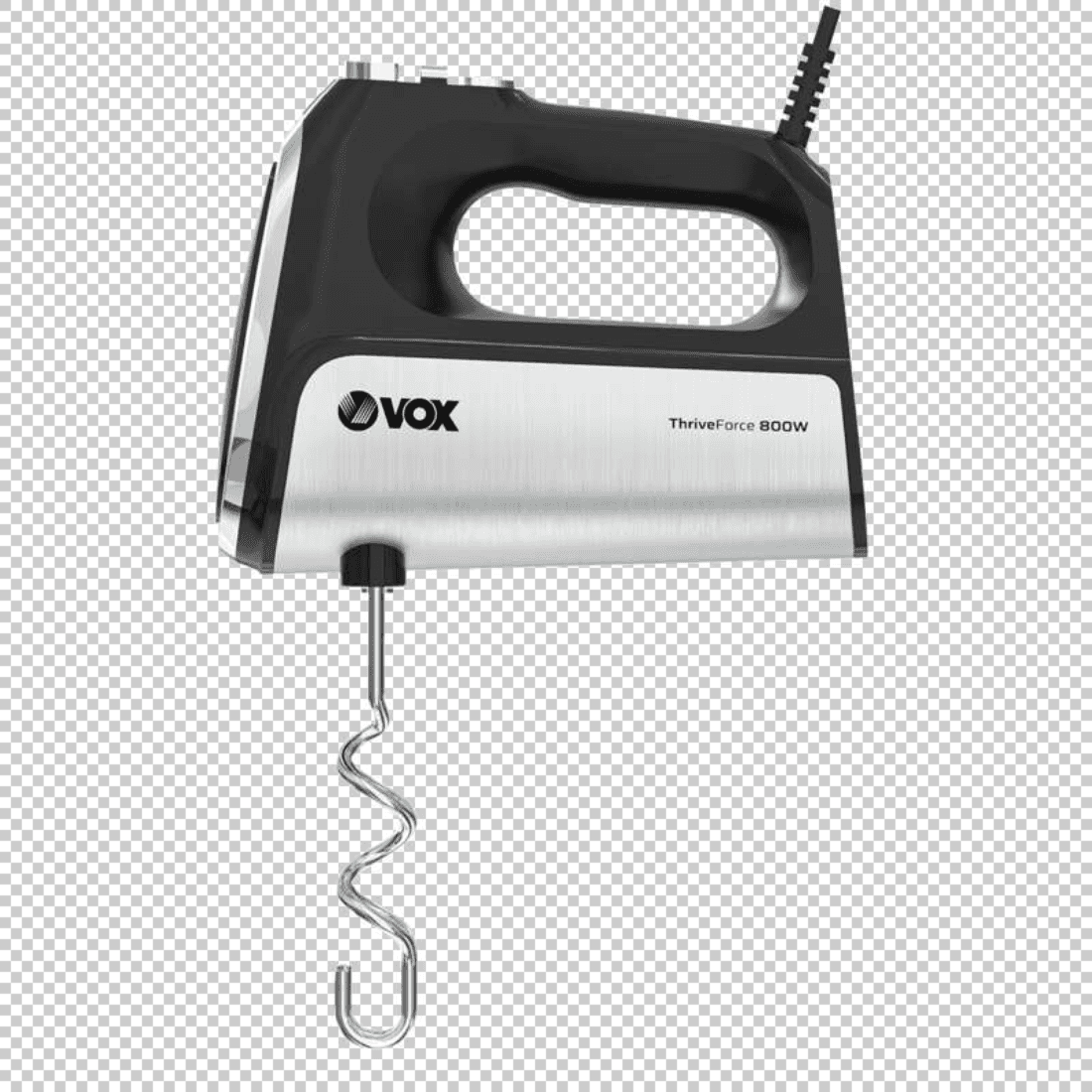 VOX Mikser MX 9402, 800 W, 6 brzina + turbo, 2 para mutilica, Crni