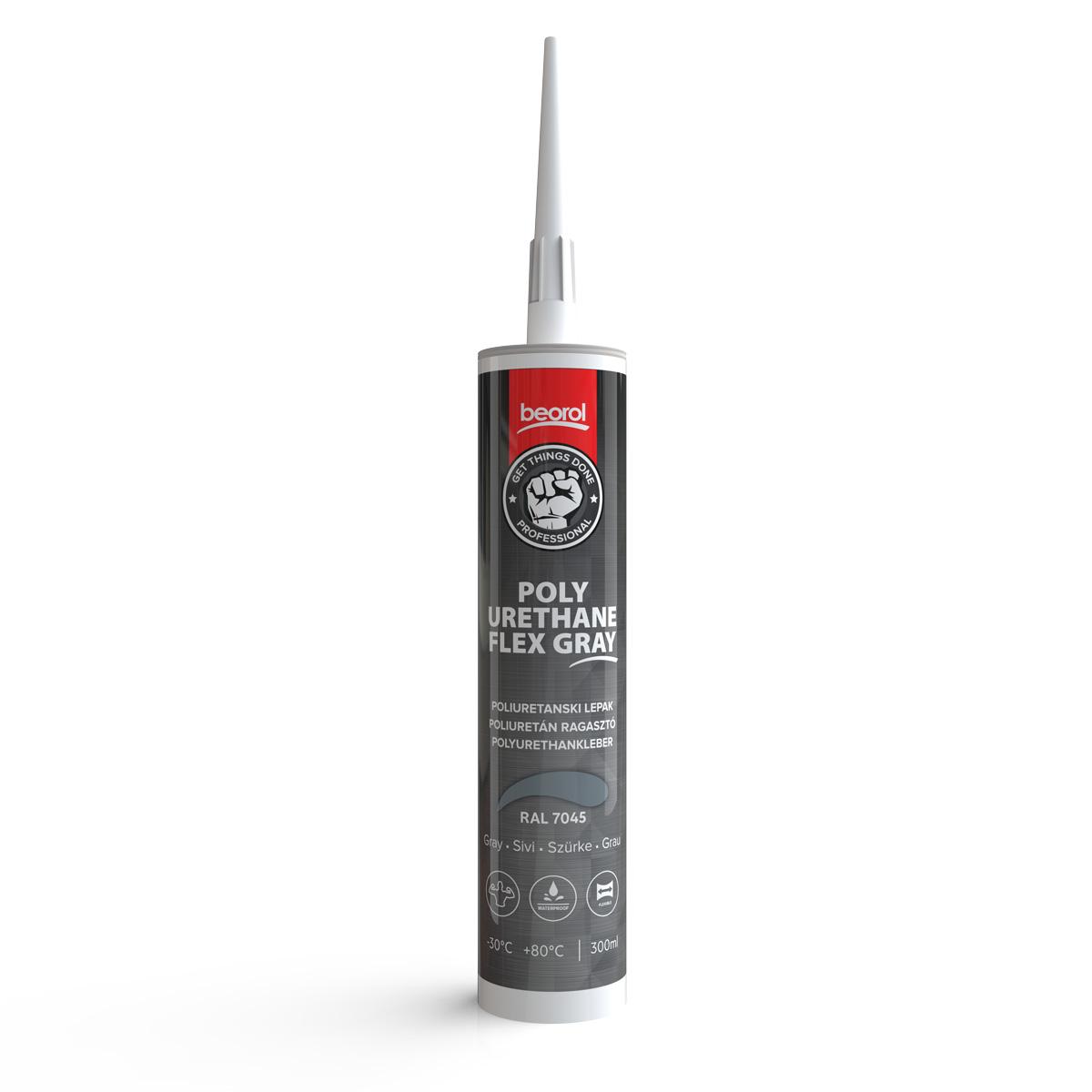 BEOROL Poliuretanski lepak 300 ml sivi