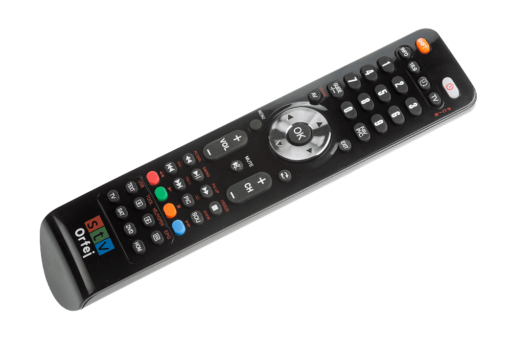 STV Orfej Univerzalni daljinski upravljač, Crni