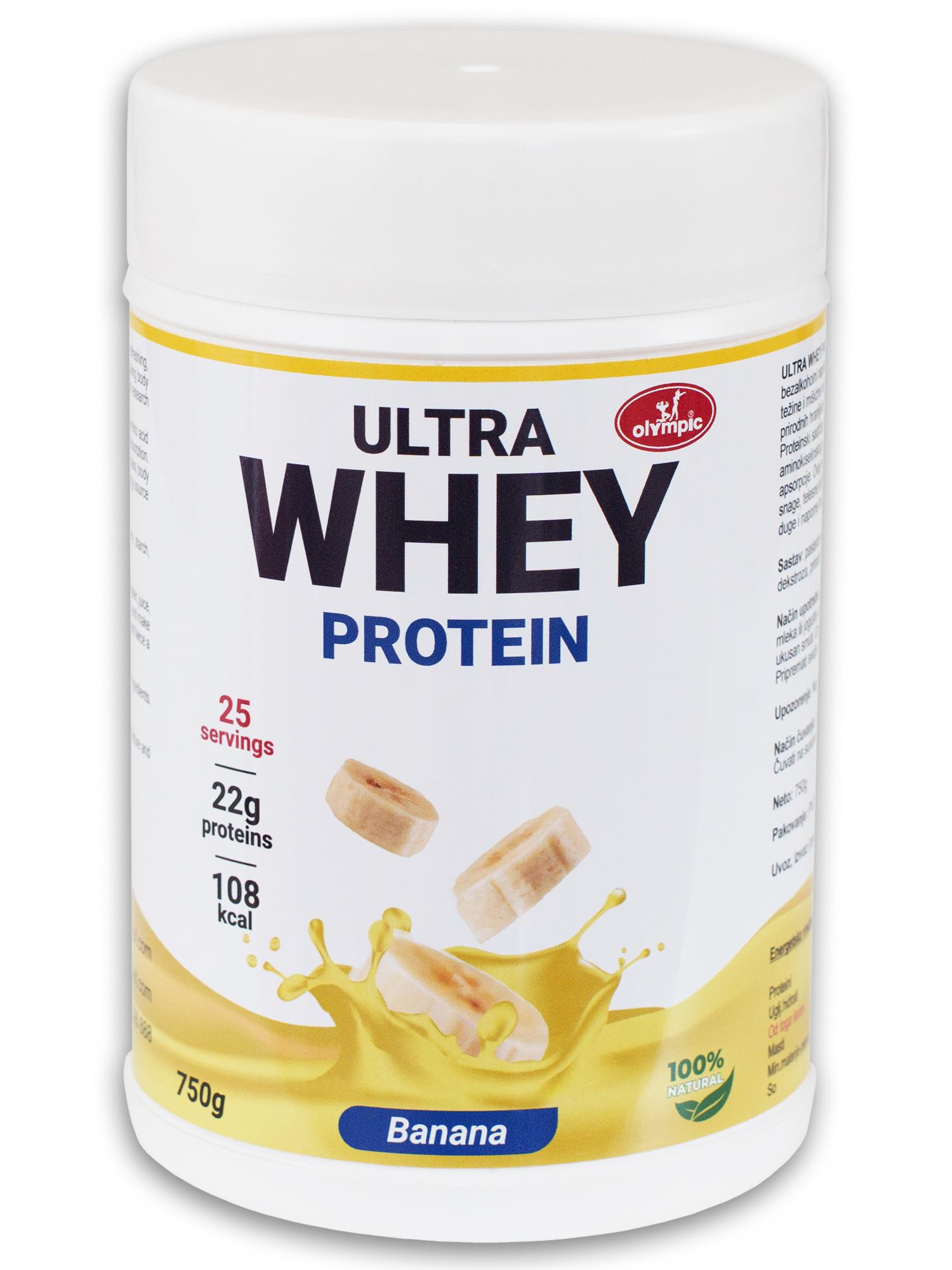 Olympic Ultra Whey Protein, Banana, 750g