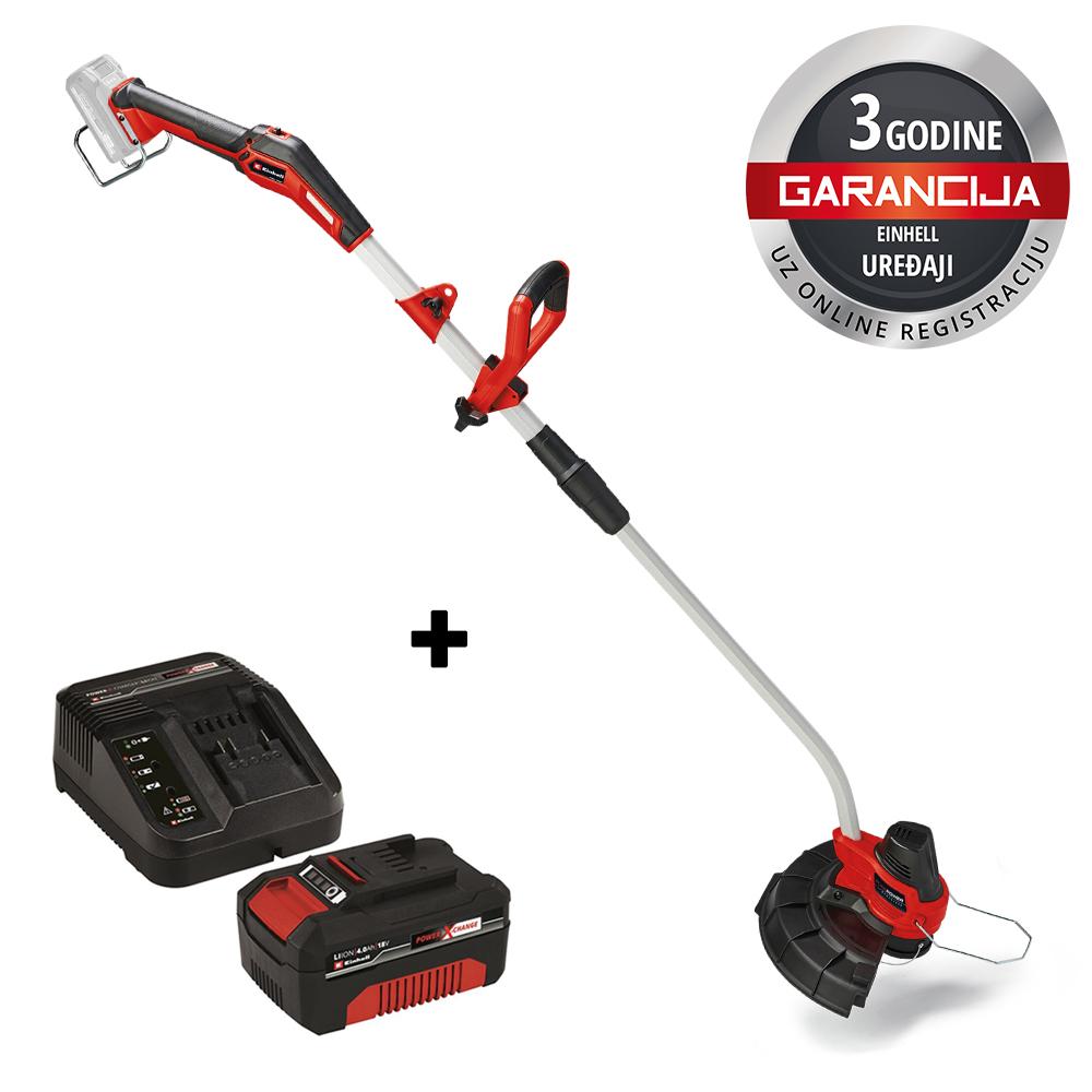 Einhell Akumulatorski trimer za travu GE-CT 18/33 Li E (1x4,0Ah)