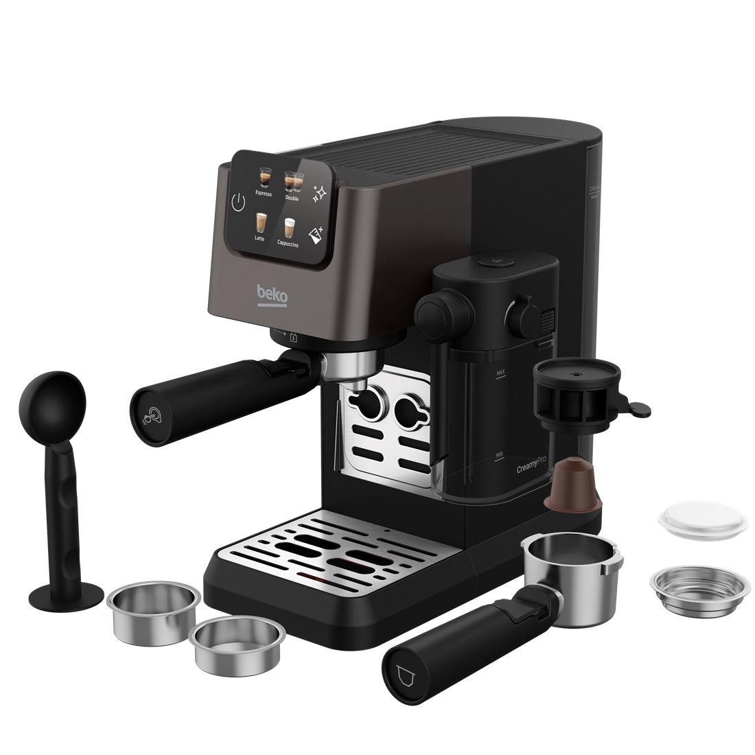 Beko Aparat za espresso CEP 5464 DX, 1628 W, 20 bara, Crni