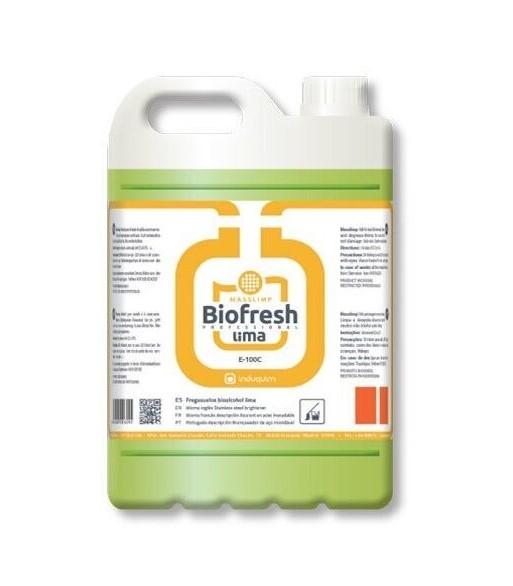 Induquim Čistač podova sa mirisom limete i bioalkoholom Biofresh Lima E-100C, 5l