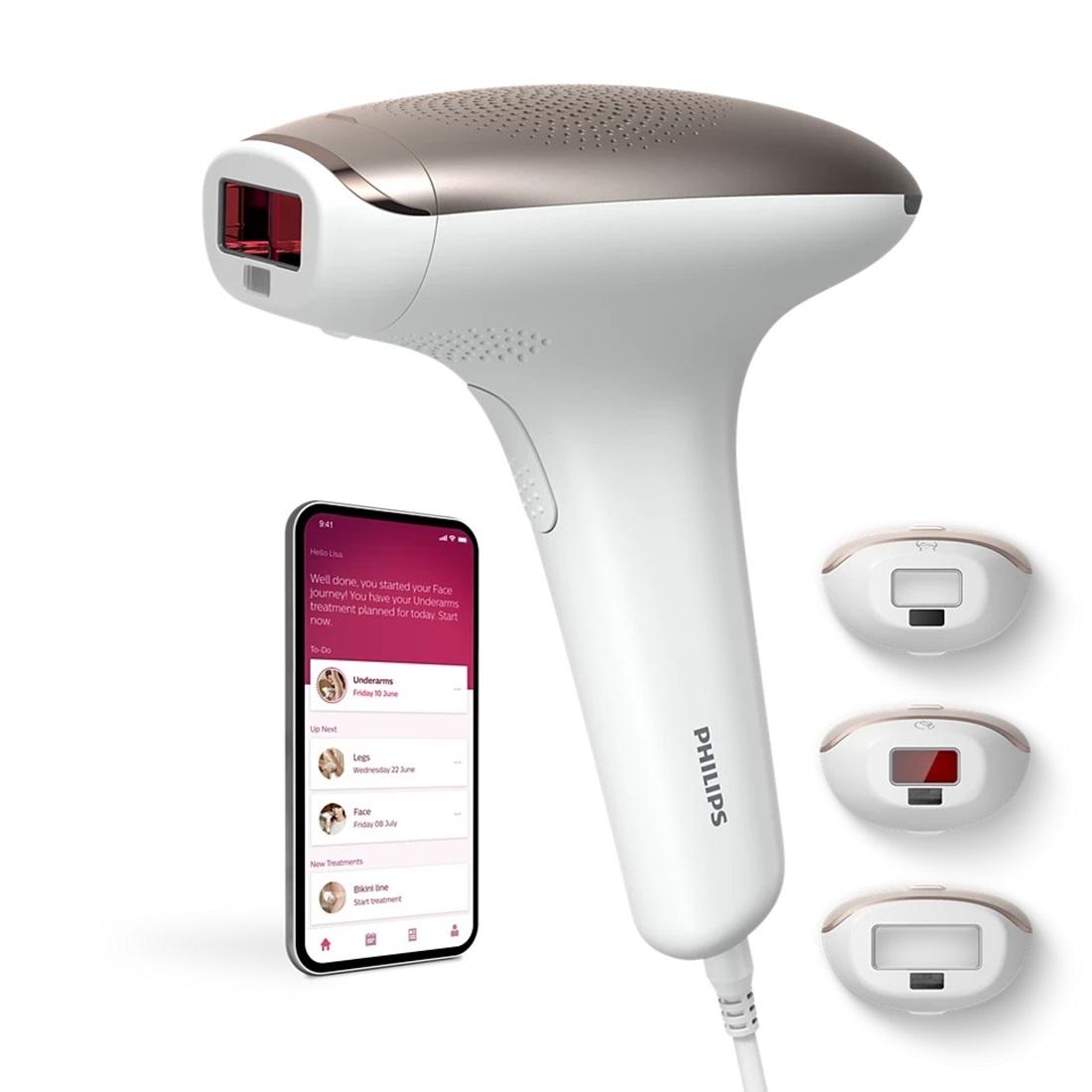 Philips IPL epilator Lumea Advanced SC1998/00, 5 nivoa intenziteta, 250.000 impulsa, Beli