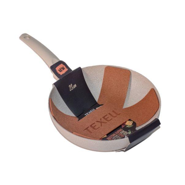Texell Tiganj Wok Stone line TPSL-W28, 28cm, Bež
