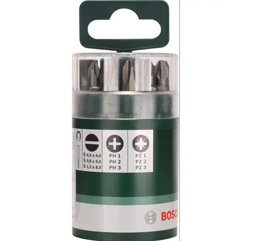 Bosch 10-delni set bitova odvrtača Standard, mešani (S, PH, PZ) 2609255975