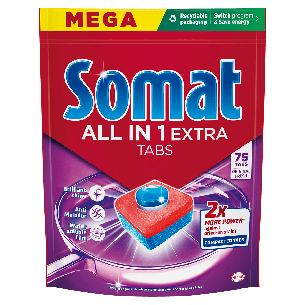 Somat Tablete za pranje posuđa All in One Extra, 75 komada