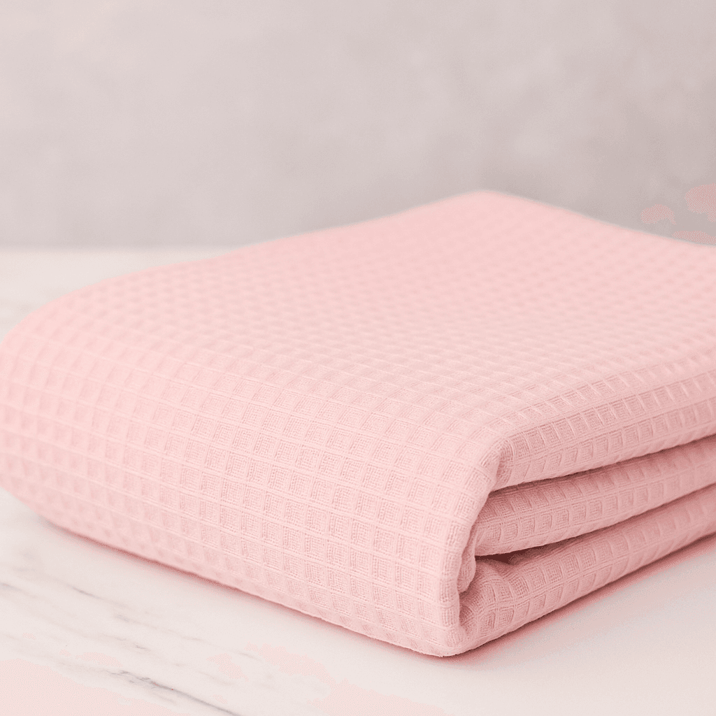 BLUE BELL Prekrivač Waffle 200x230cm roze