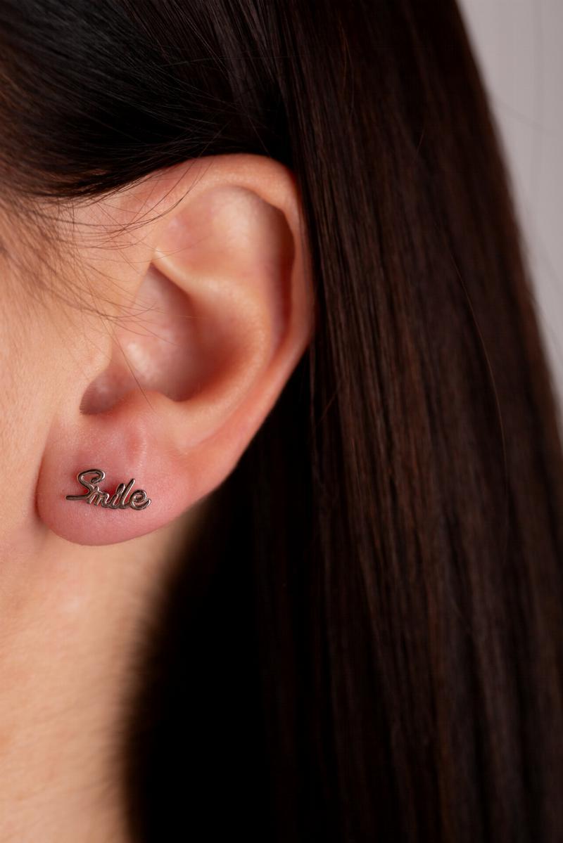 Otelia Srebrne minđuše Smile 218