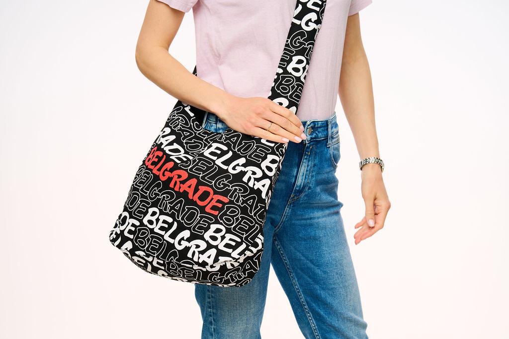 Belgradian Ženska gradska torba Red Belgrade- za grad, pijacu i putovanja
