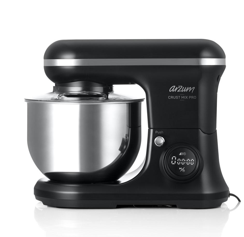 Arzum Stoni mikser sa posudom Crust Mix Pro, 1200W, Digitalni, Crni