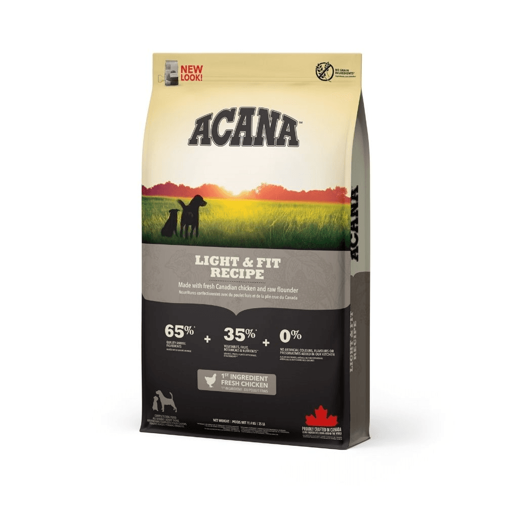 ACANA Suva hrana za odrasle pse Heritage Light & Fit, 11.4kg