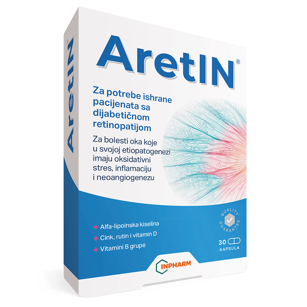 Inpharm AretIN, Za oči, 30 kapsula