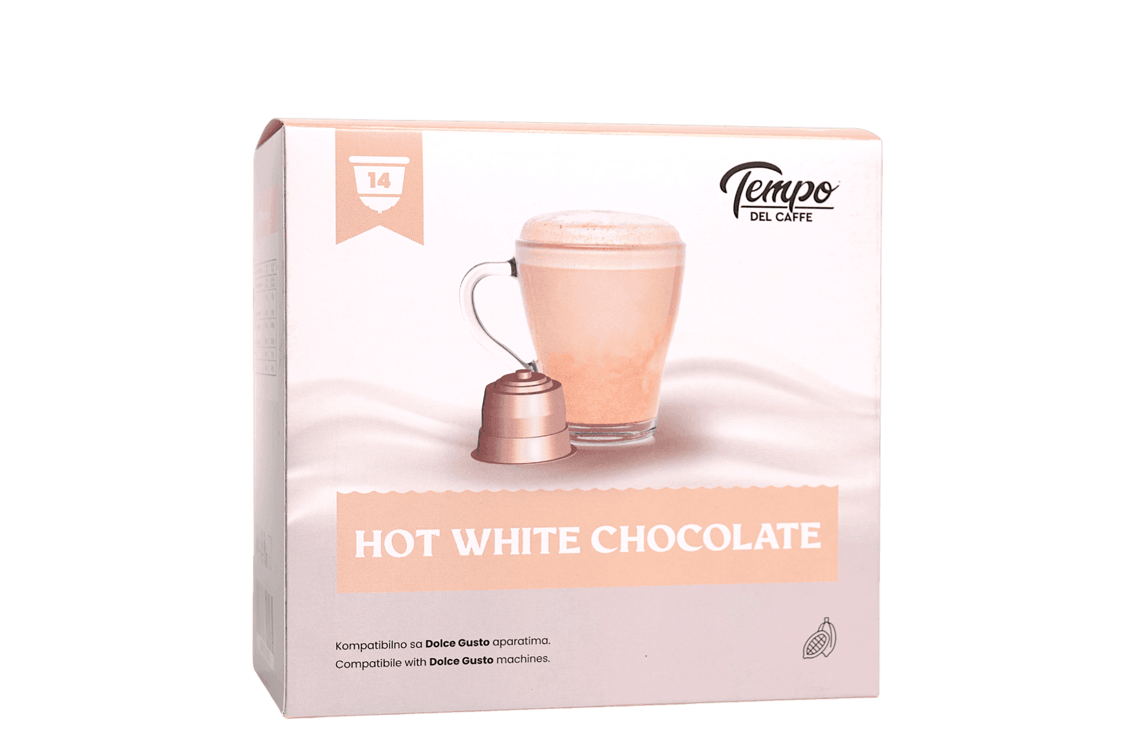 TEMPO DEL CAFFE Kapsule za Dolce Gusto Hot White Chocolate, 14 kapsula