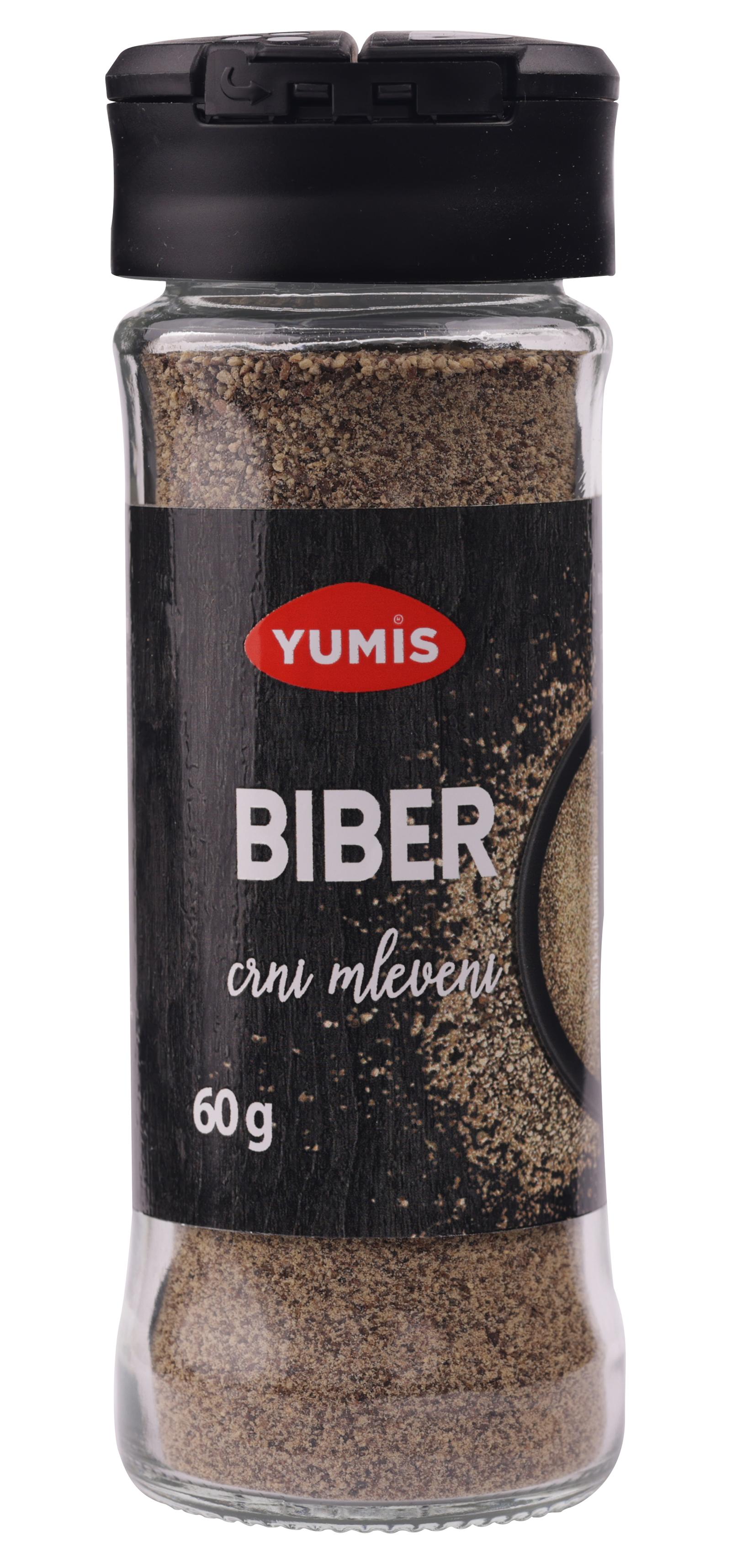 Yumis Biber crni mleveni, 60g
