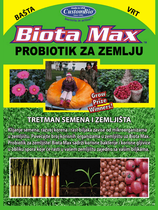 Custom Bio Set Tableta za zemljište Biota Max, 3 komada, Zelena
