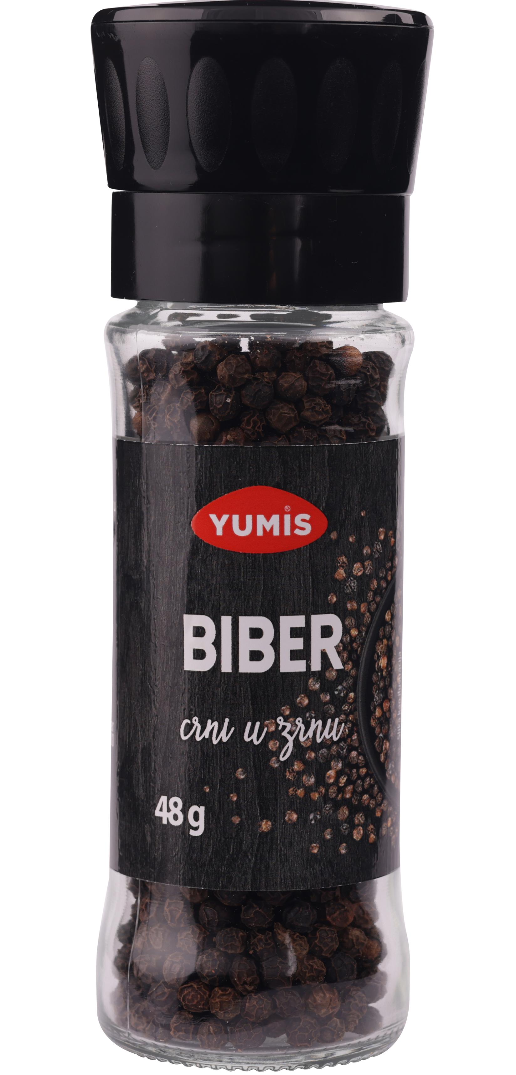 Yumis Biber crni u zrnu, 48g