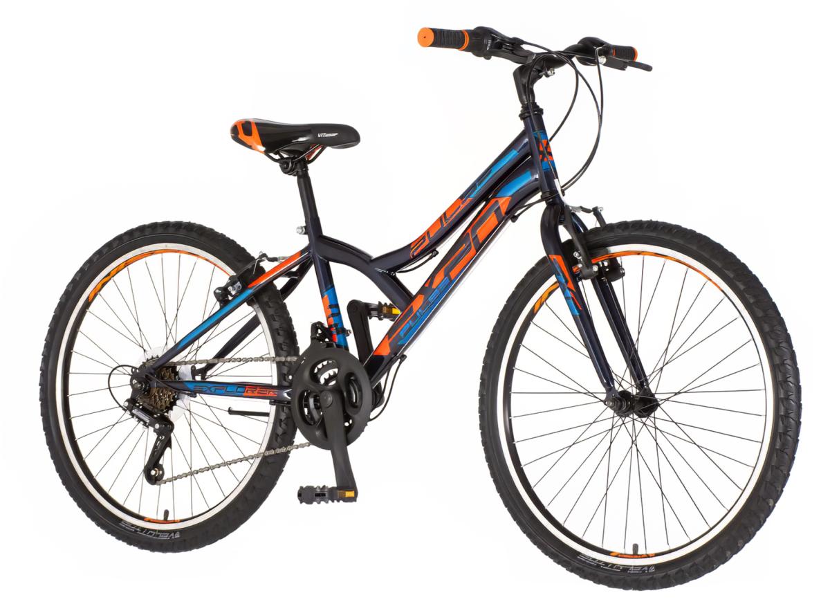 EXPLORER Bicikl za dečake SPY246 24"/13" Legion, Plavo - narandžasti