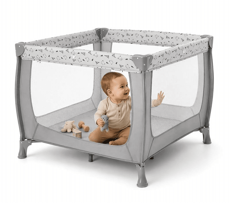 Hauck Ogradica za bebe SleepNPlaySQ, Siva