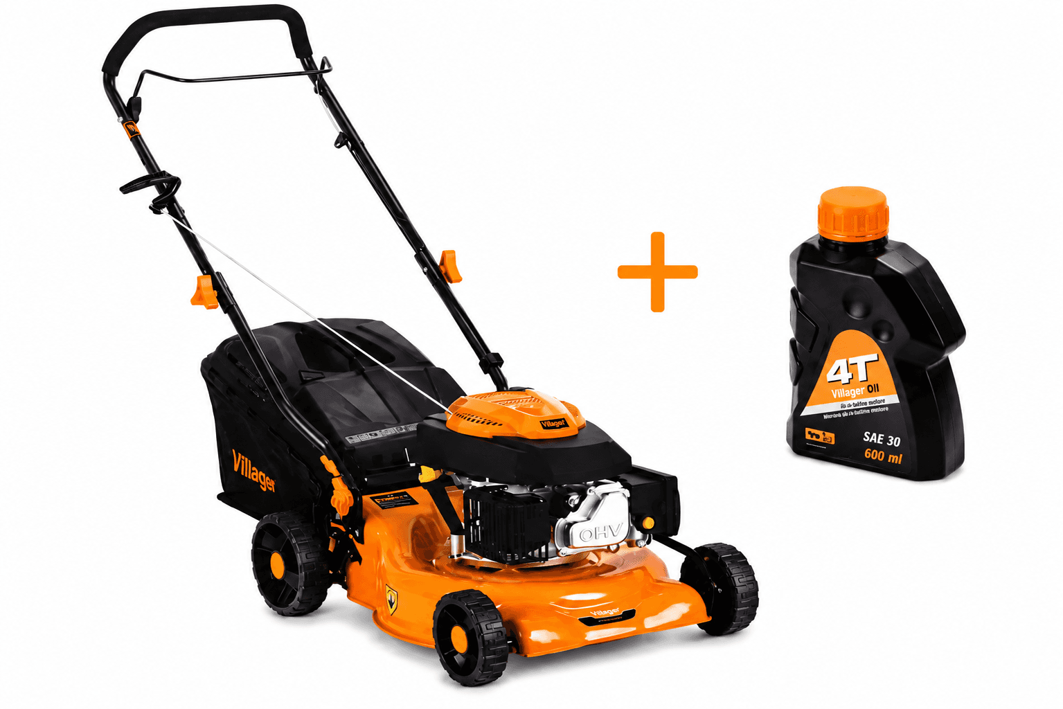 Villager Motorna kosačica Atlas 3010 T + Četvorotaktno ulje za kosilice SAE30, 600ml