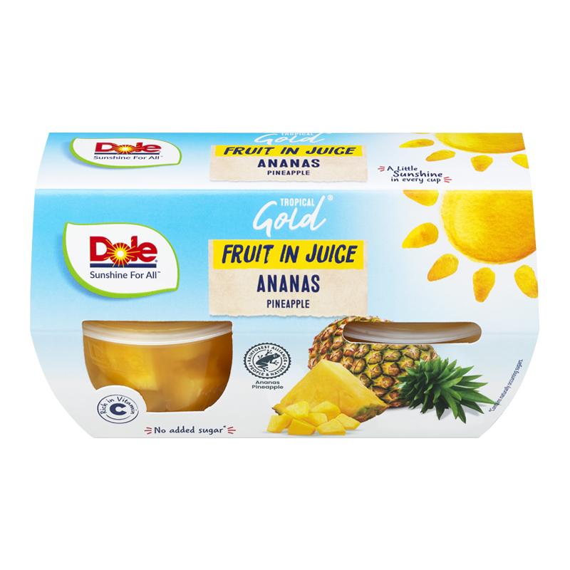 Dole Ananas komadići u soku, 113g, 4 komada