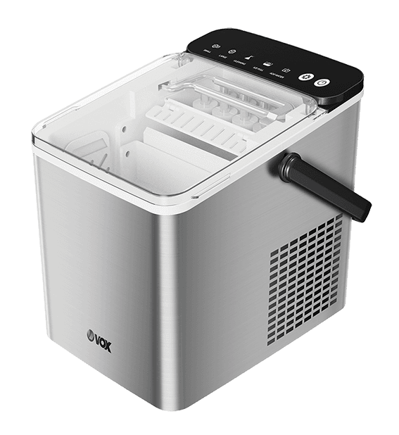 VOX Ledomat EM1008S, 150 W, Srebrne boje