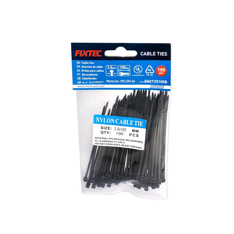 FIXTEC Traka za kablove FHCT25100B, 2.5x100mm