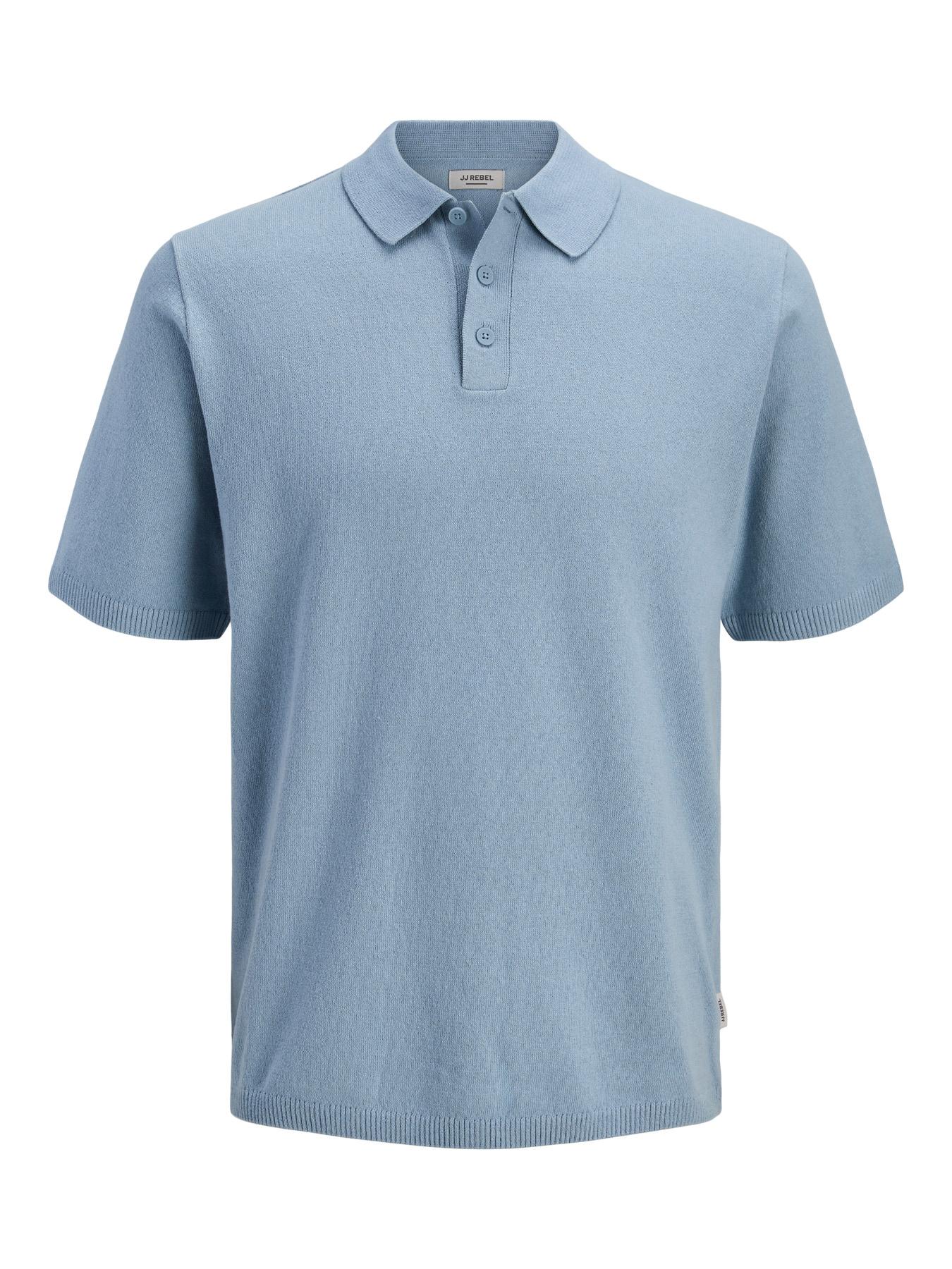 JJ Rebel Muška polo majica 12273902, Svetloplava