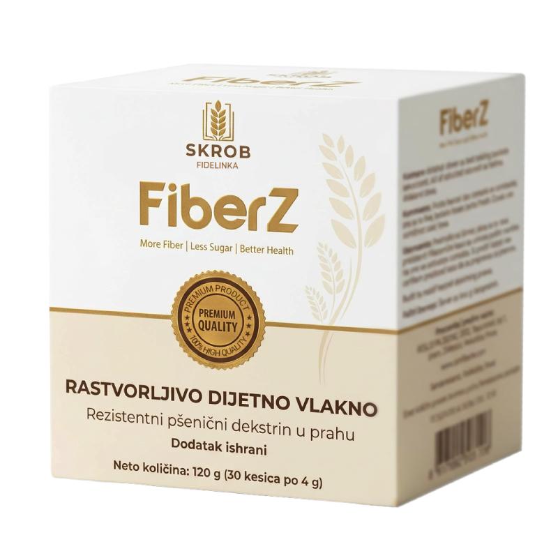 FiberZ Dodatak ishrani za bolje varenje Rastvorljivo dijetno vlakno, 30 kesica