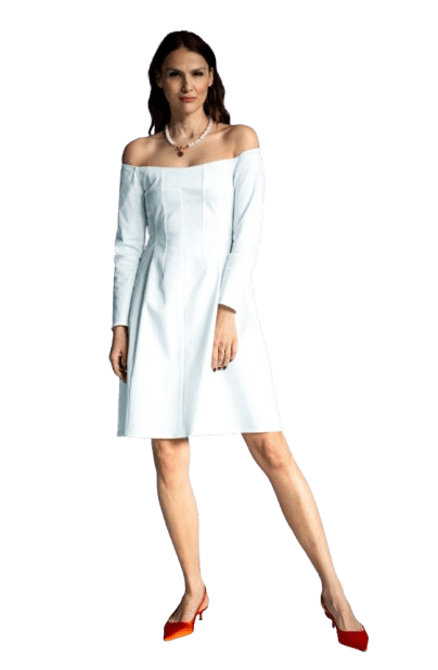 LAPPA women GINGER Ženska haljina, Bela