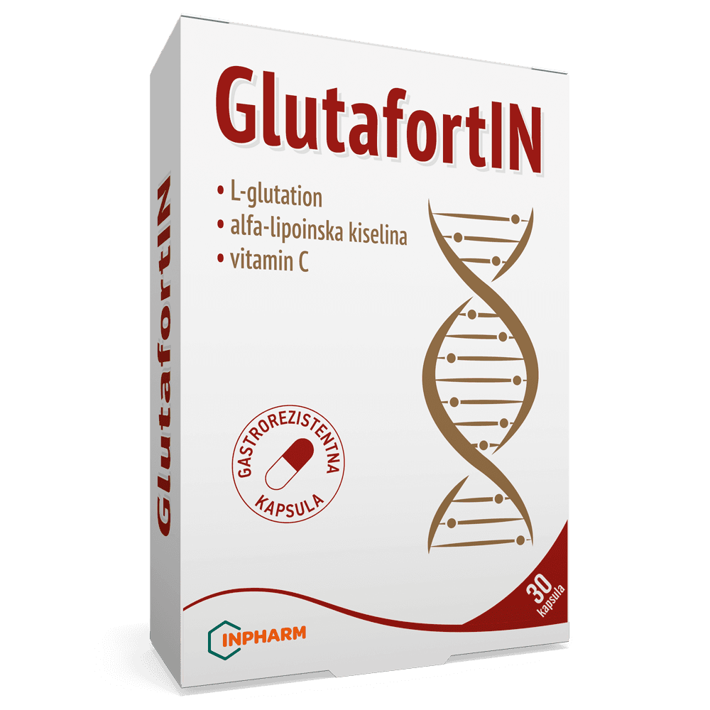 Inpharm GlutafortIN glutation, 30 kapsula