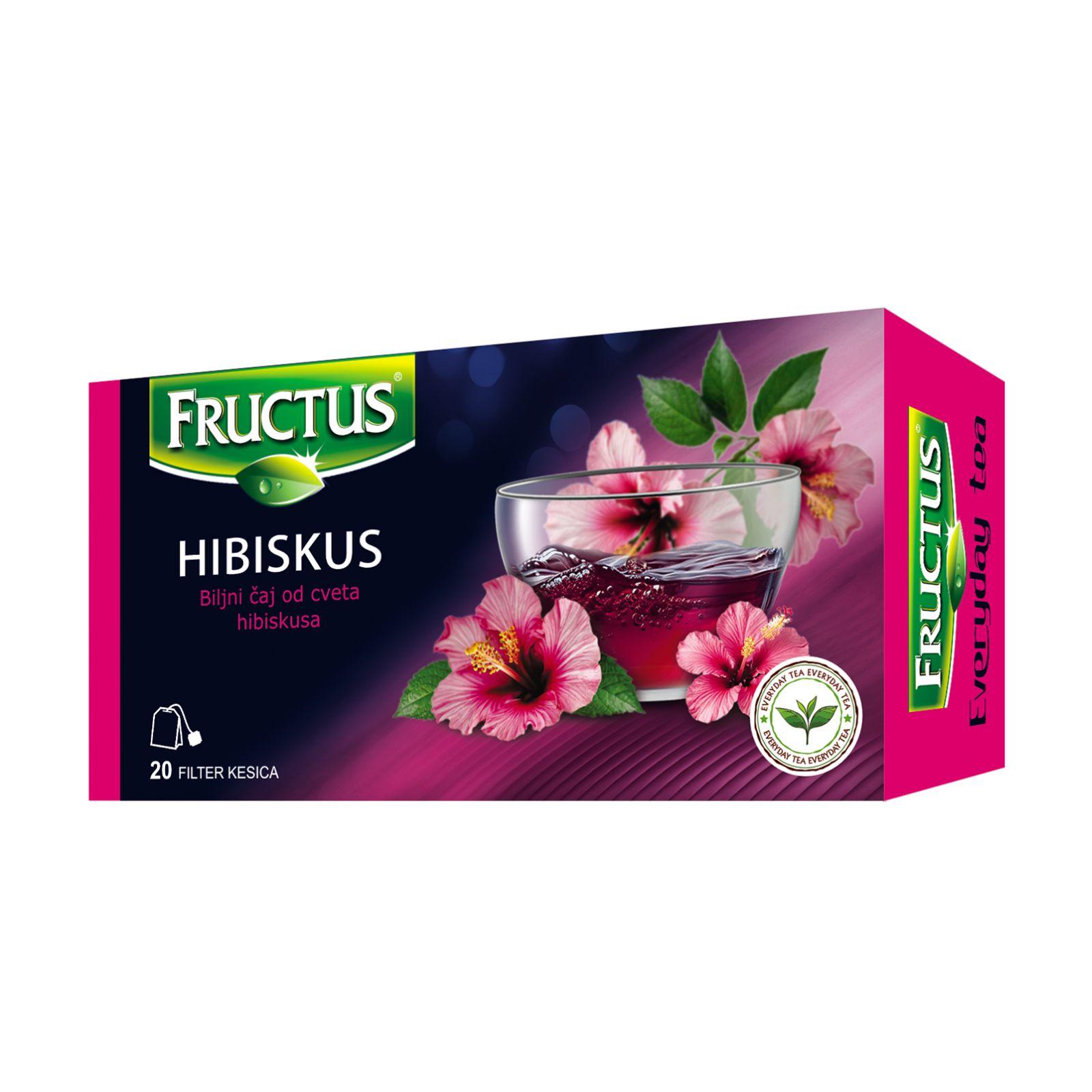 FRUCTUS Čaj od hibiskusa 30g, 20x1.5g