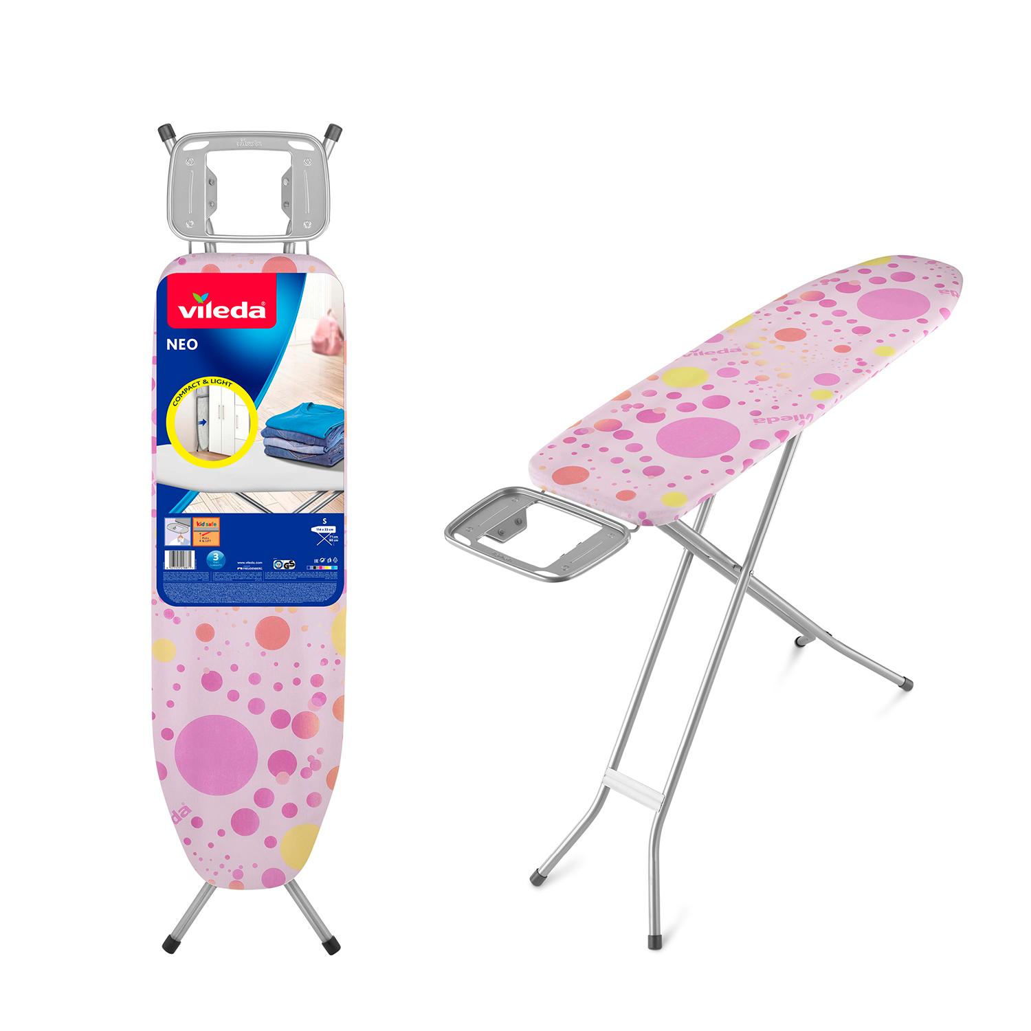 Vileda Daska za peglanje Neo, 114x33 cm, Roze