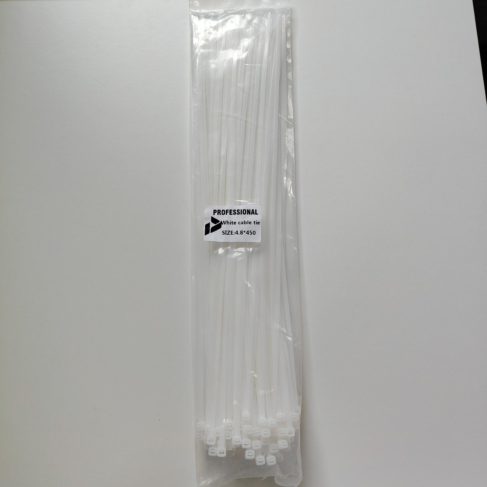 PDV Professional Kablovska vezica, 4,8x450mm, 100 komada, Bela