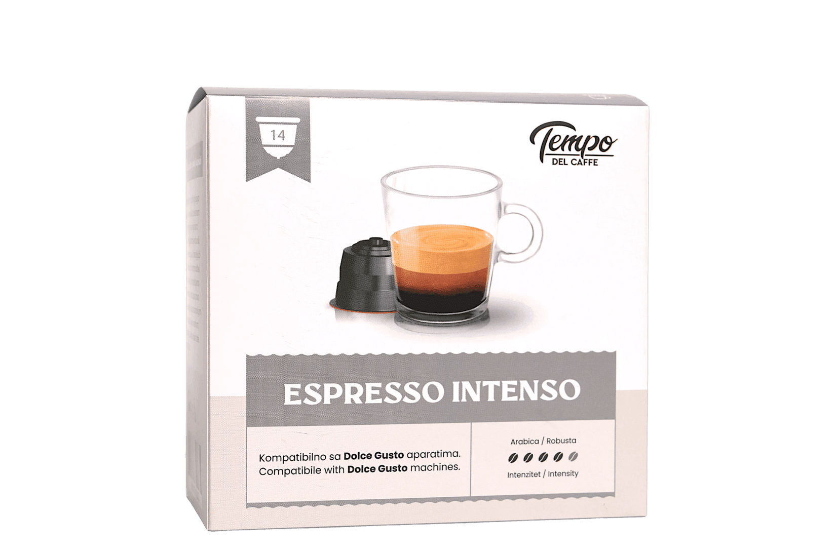 TEMPO DEL CAFFE Kapsule za Dolce Gusto Espresso Intenso, 14 komada