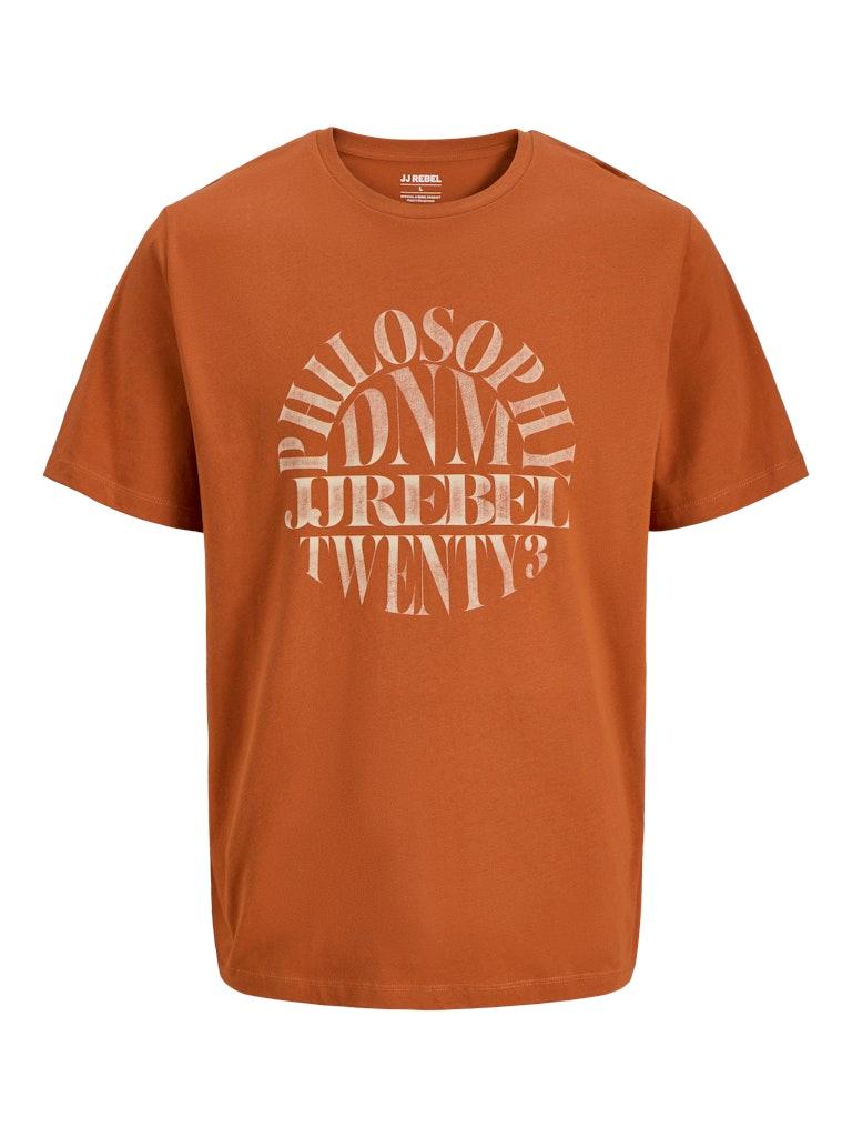 JJ REBEL Muška majica 12284785, Terakota