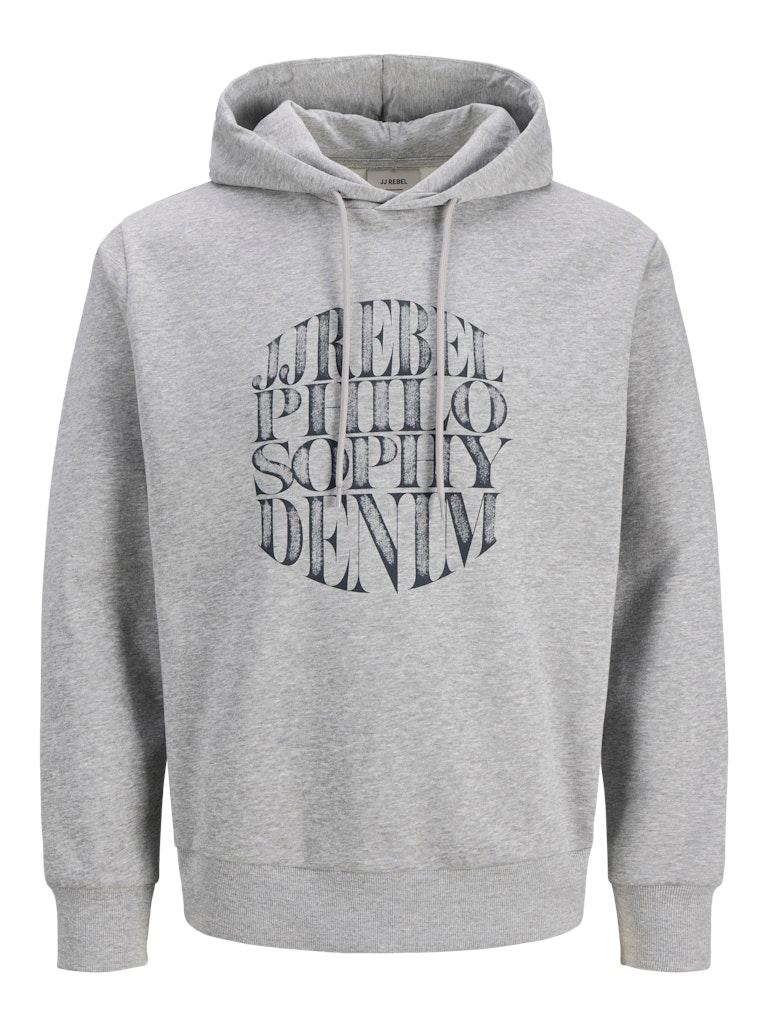 JJ REBEL Muški duks 12284981, Svetlosivi