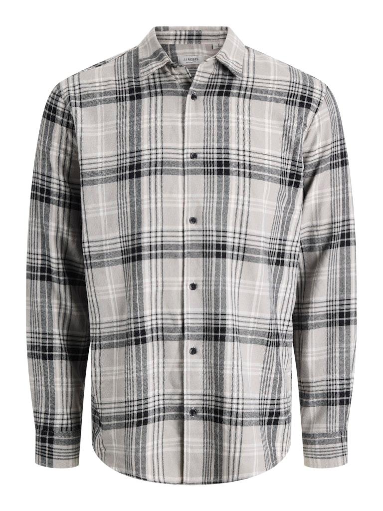 JJ REBEL Muška karirana košulja 12285186, Krem