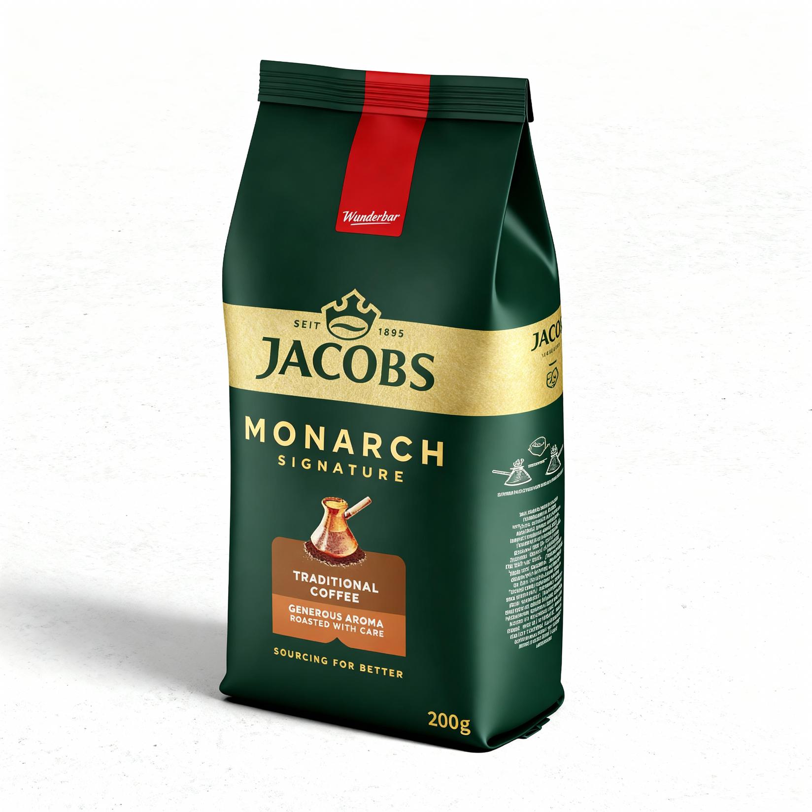 Jacobs Mlevena kafa Monarch traditional, 200 g