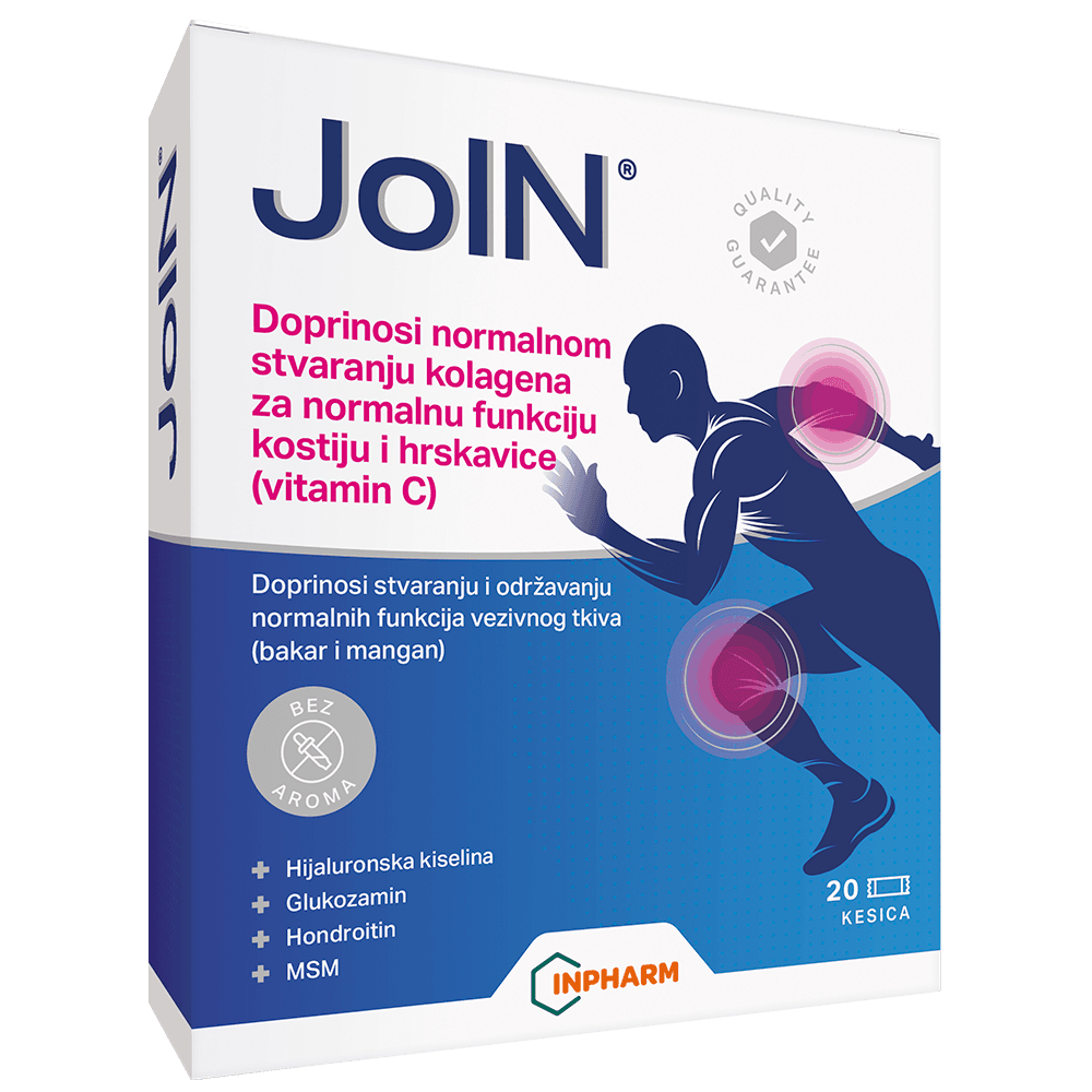 Inpharm JoIN za zdrave zglobove, 20 kesica