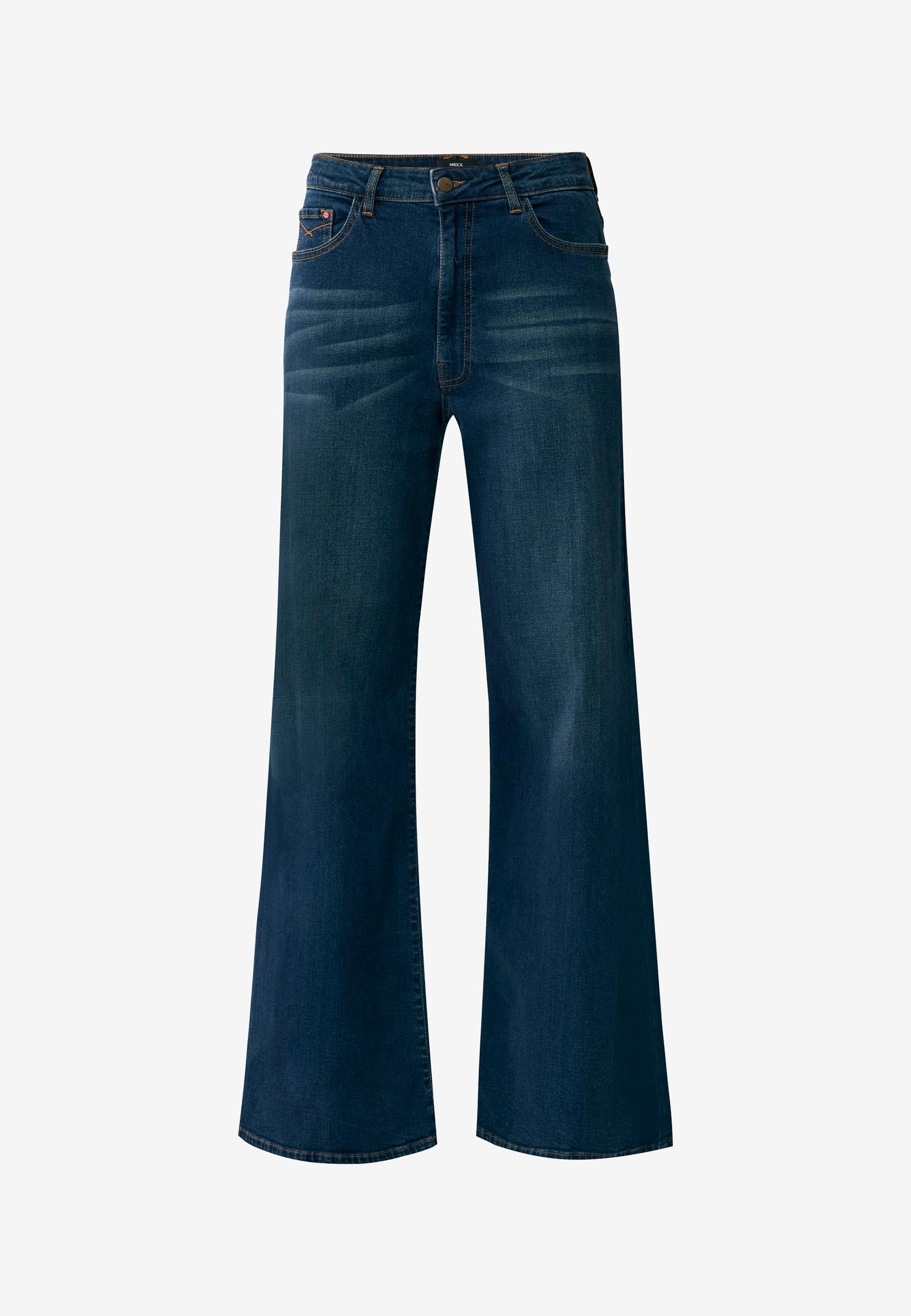 MeXX Ženske farmerke sa širokim nogavicama, Tamnoplave