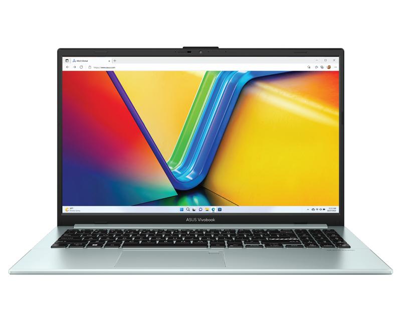 Selected image for ASUS Laptop Vivobook Go 15 E1504FA-BQ511 (15.6" FHD, Ryzen 5 7520U, 8GB, SSD 512GB), Green Grey