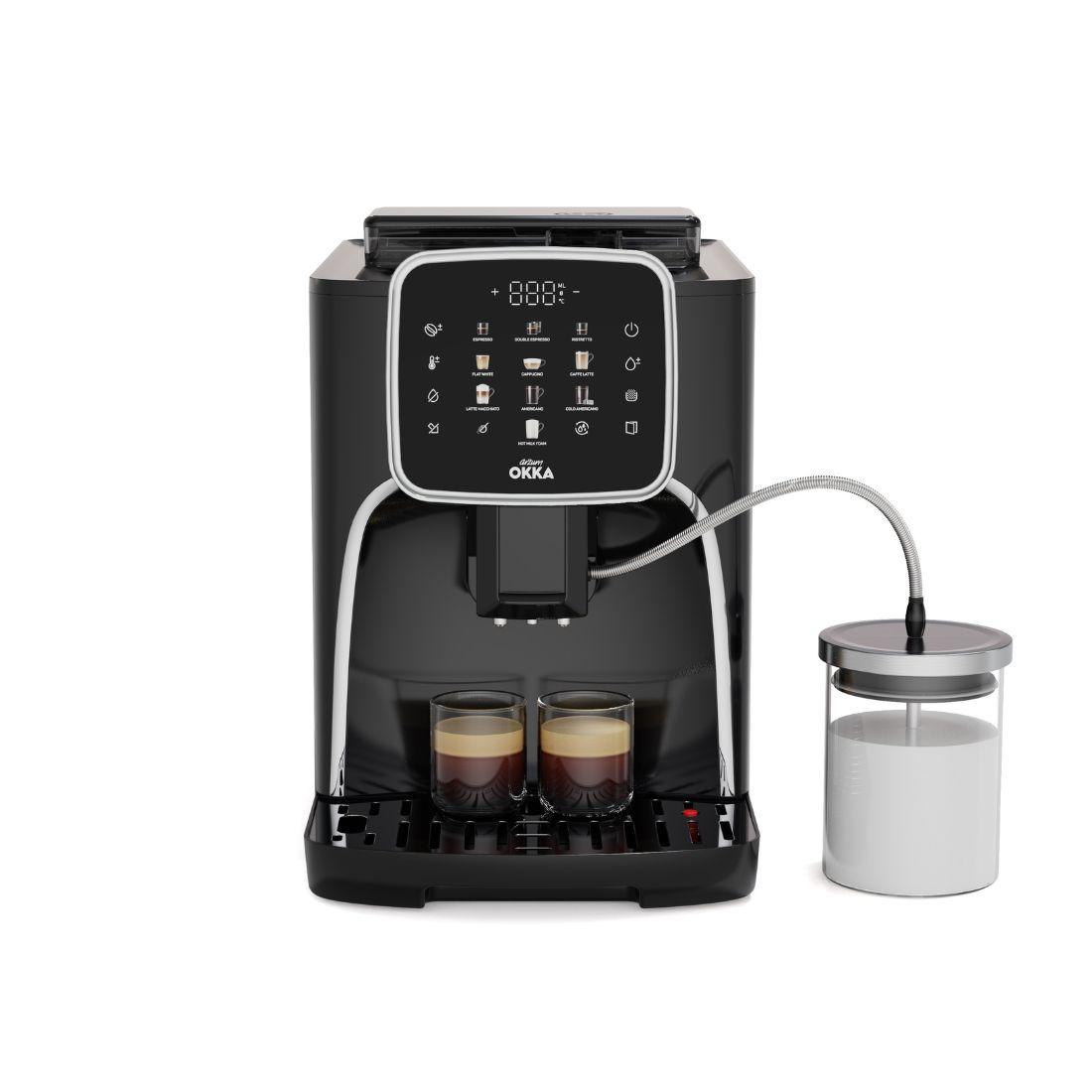Arzum Okka Espresso automatski aparat sa 6.6" ekranom Pro, Crno-hrom